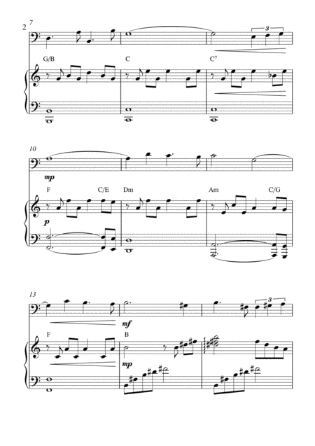Somewhere In Time Cello Solo And Piano Accompaniment Page 2