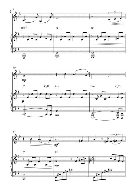 Somewhere In Time Clarinet In A Solo And Piano Accompaniment Page 2
