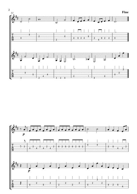 Somewhere Over The Rainbow Easy Guitar Duet Page 2