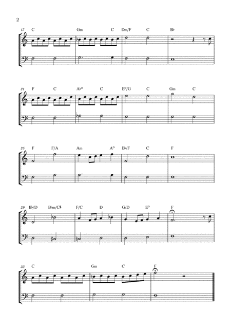 Somewhere Over The Rainbow For Violin And Cello Page 2