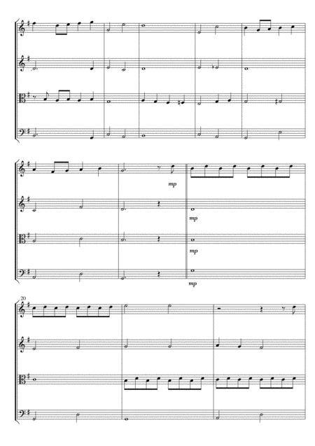 Somewhere Over The Rainbow Key Of G Arranged For String Quartet By David Catherwood Page 2