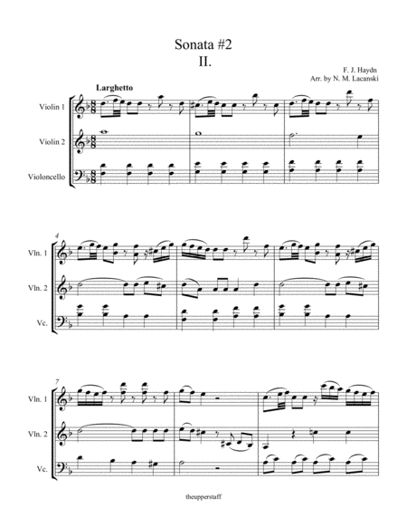 Sonata 2 Movement 2 Page 2