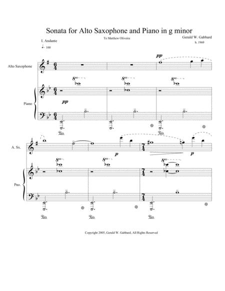 Sonata For Alto Saxophone And Piano 1990 2006 Page 2