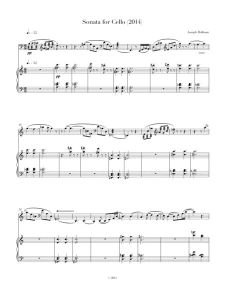Sonata For Cello And Piano 2014 Page 2
