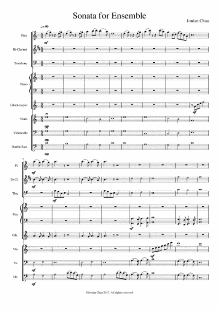 Sonata For Ensemble Page 2
