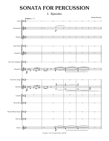 Sonata For Percussion Page 2