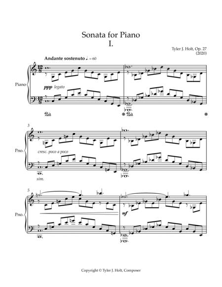 Sonata For Piano Op 27 Page 2