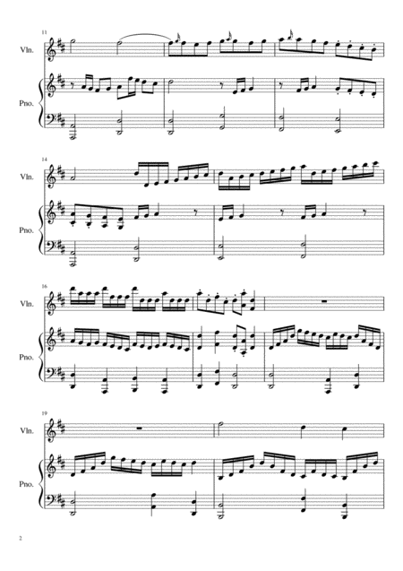 Sonata For Violin And Piano 1 Page 2