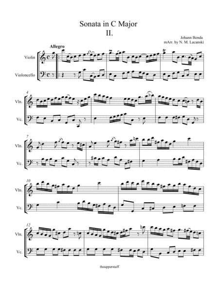 Sonata In C Major Movement 2 Allegro Page 2
