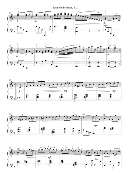 Sonata In D Minor Pastorale Page 2