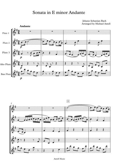 Sonata In E Minor Andante Page 2