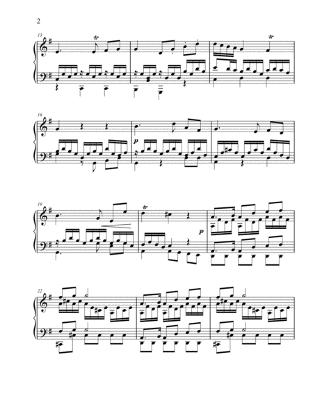 Sonata K381 Second Movement For Piano Solo Page 2