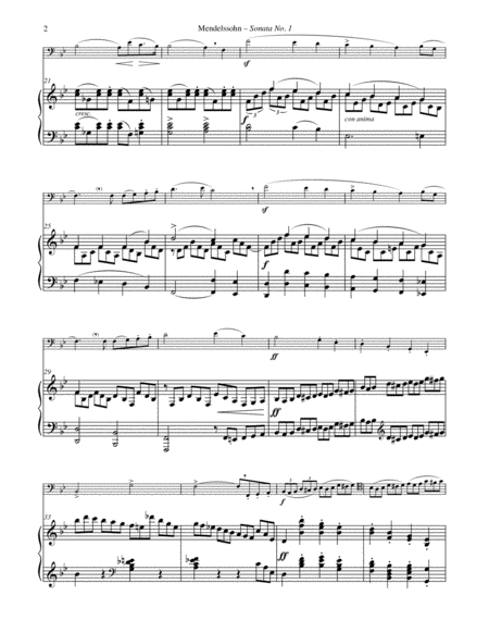 Sonata No 1 Op 45 For Trombone Piano Page 2