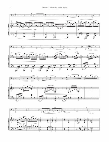 Sonata No 2 In F Op 99 For Trombone And Piano Page 2