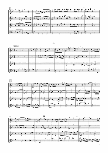 Sonata Op 34 1 For Three Violins Viola Page 2