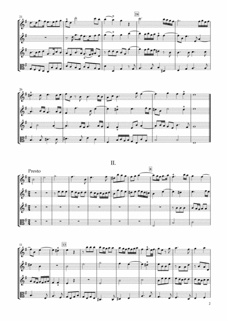 Sonata Op 34 3 For Three Violins Viola Page 2