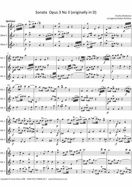Sonata Opus 3 No 3 Page 2
