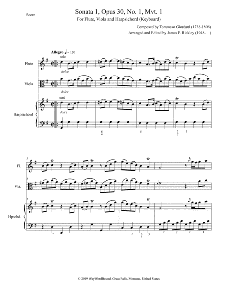 Sonata Opus 30 No 1 Page 2