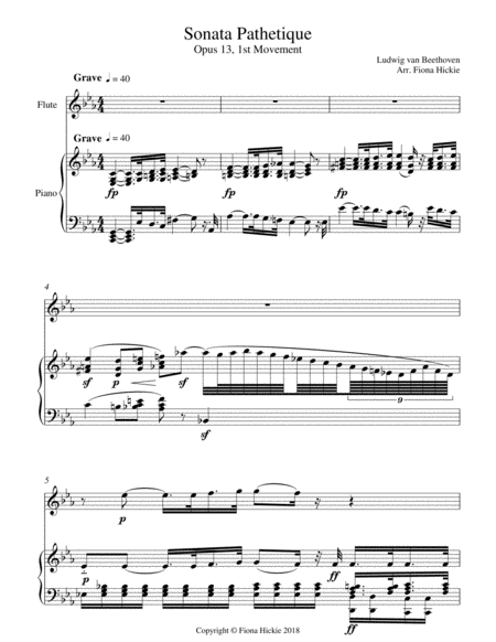Sonata Pathetique Opus 13 1st Movement Page 2