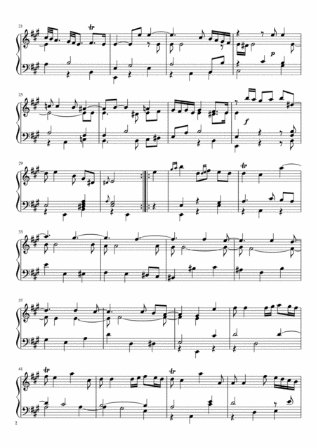 Sonata Viii A Major Page 2