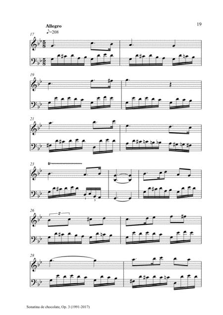 Sonatina De Chocolate Op 3 Para Piano 2017 Iii Animado Page 2