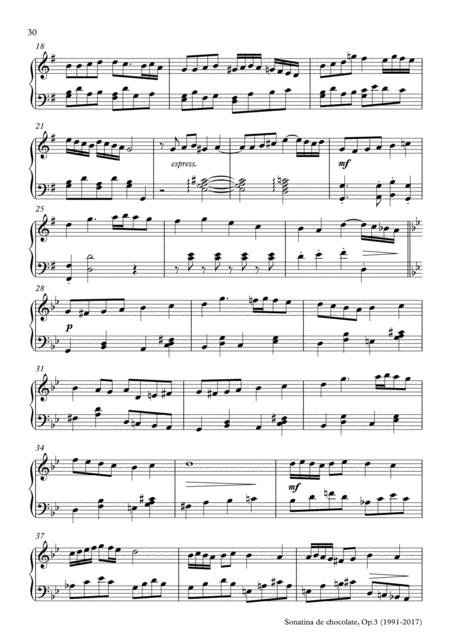 Sonatina De Chocolate Op 3 Para Piano 2017 Iv Molto Allegro Page 2