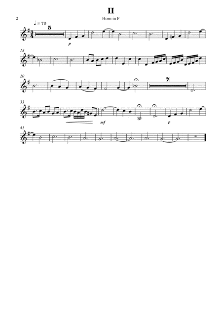 Sonatina For Horn In F And Piano Horn Part Page 2