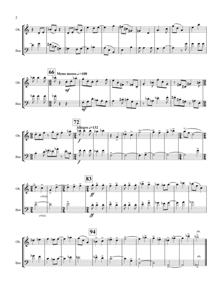 Sonatina For Oboe And Bassoon Page 2