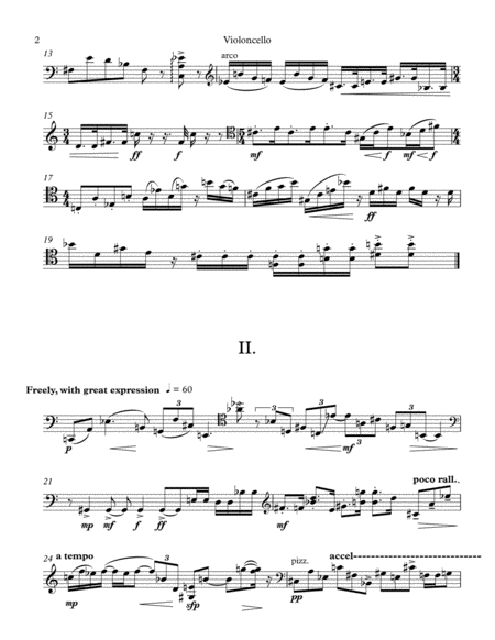 Sonatina For Solo Cello Page 2