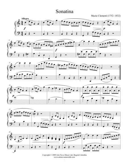 Sonatina In C Opus 36 No 1 Page 2