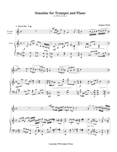 Sonatine For Trumpet And Piano Page 2