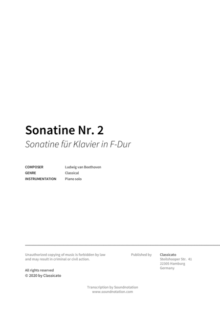 Sonatine Nr 2 Page 2