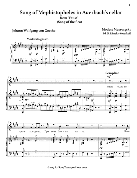 Song Of The Flea C Sharp Minor Page 2