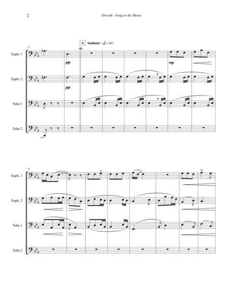 Song To The Moon For Tuba Quartet Page 2