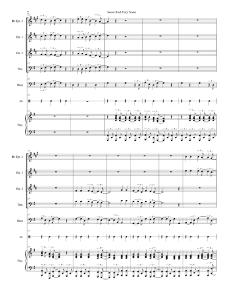 Soon And Very Soon For Brass Quintet Page 2