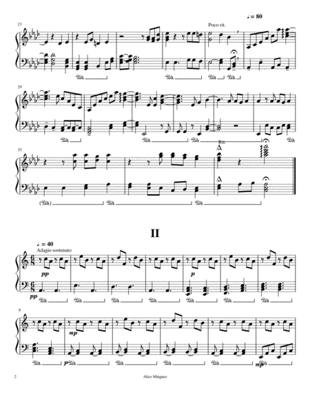 Sostenuto Three Short Pieces For Piano Page 2