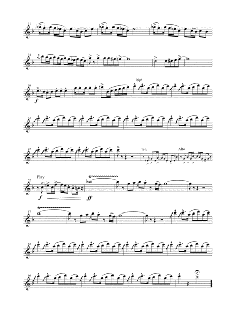 Soul Finger For Saxophone Quartet Page 2