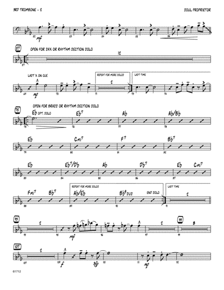 Soul Proprietor 3rd Trombone Page 2