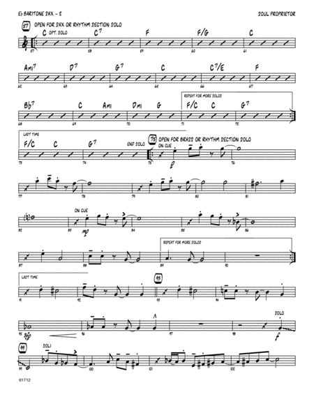 Soul Proprietor Eb Baritone Saxophone Page 2