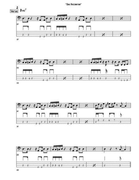 Soul Vaccination Bass Guitar Tab Page 2