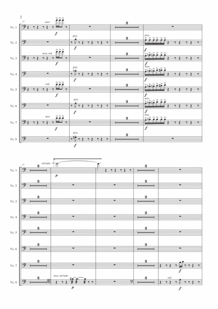 Sound Silences Cello Octet Page 2