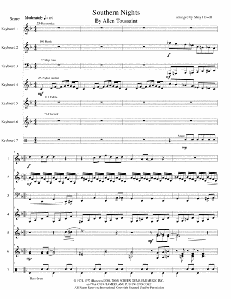 Southern Nights 7 Keyboards Page 2