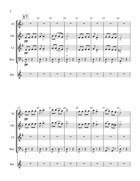 Souvenir De Porto Rico For Woodwind Quintet Page 2