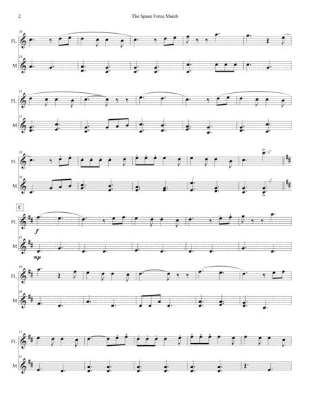 Space Force March Flute And Mallet Duet Page 2