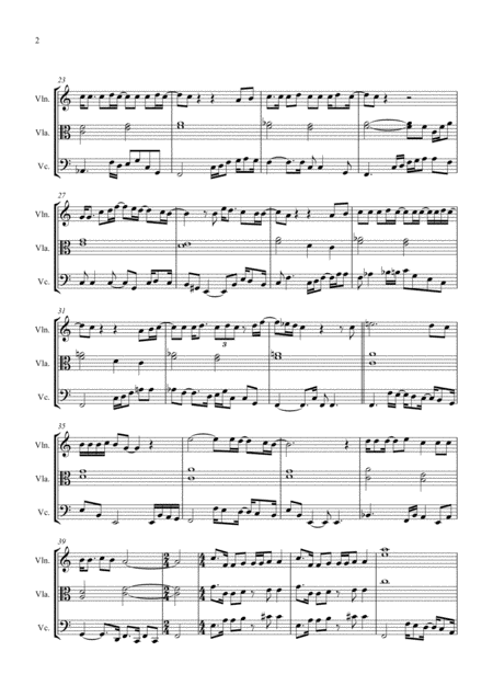 Space Oddity By David Bowie Arranged For String Trio Violin Viola And Cello Page 2