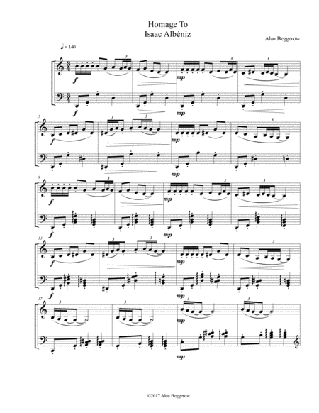 Spanish Album For Piano Solo Page 2