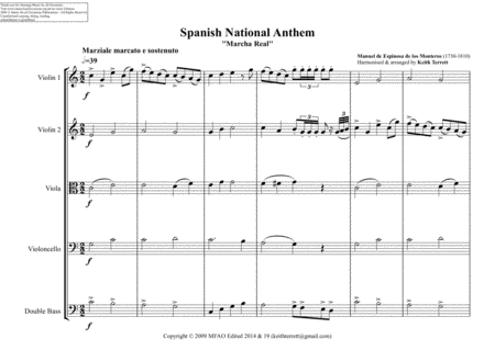 Spanish National Anthem For String Orchestra Page 2