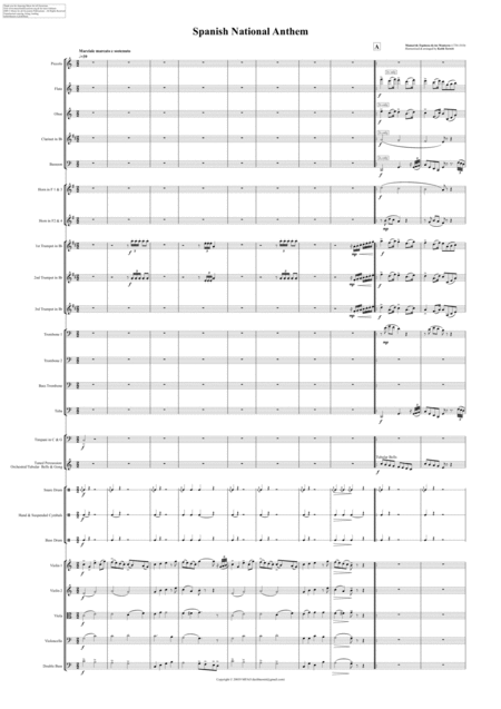 Spanish National Anthem For Symphony Orchestra Olympic Series Page 2