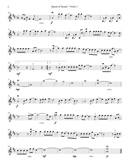 Speed Of Sound String Quartet Page 2