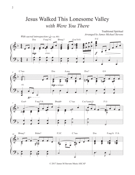 Spirituals And Folk Songs Piano Solos Page 2